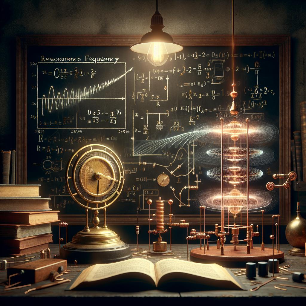 Mathematische Herleitung der Resonanzfrequenz im Schwingkreis